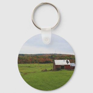 Porte-clés Ferme d'automne
