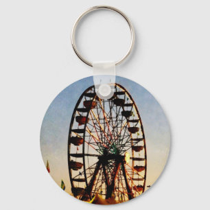 Porte-clés Ferris Wheel at Night