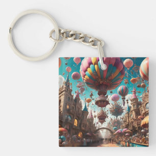 Porte-clés Festival du ballon de carnaval