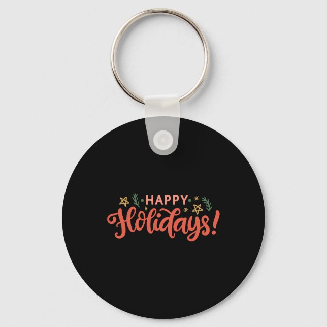 Porte-clés Festive Happy Holidays Design Toddler T Shirt  (Recto)