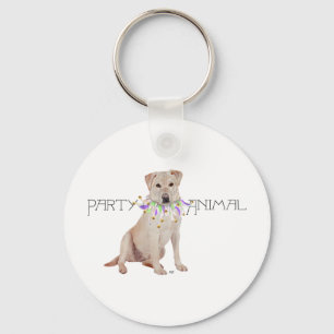 Porte-clés Fête d'animaux Labrador jaune