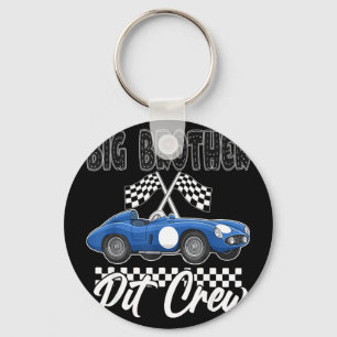 Porte-clés Fête d'anniversaire de voiture de course famille g