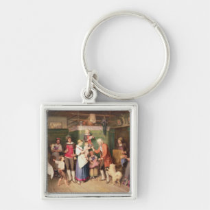 Porte-clés Fête d'anniversaire du bébé