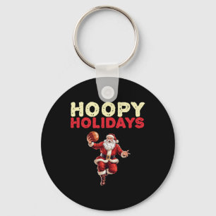 Porte-clés Fête de Noël Basketball Père Noël 2
