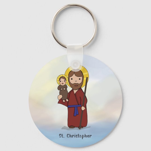 Porte-clés Fête de Saint-Christophe Saint  (Recto)