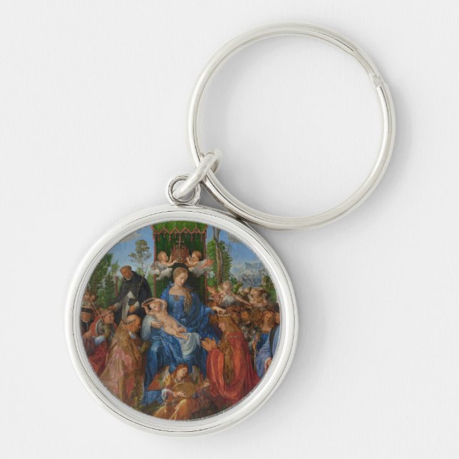 Porte-clés Fête des Garlands Roses, 1506 (huile sur bois) (Devant)