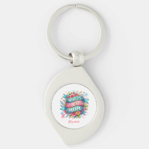 Porte-clés Fête des mères amoureux de la nature Floral Person