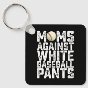 Porte-clés Fête des mères contre les pantalons blancs de base