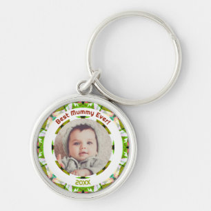 Porte-clés Fête des mères Meilleure maman Ever bébé Enfants P