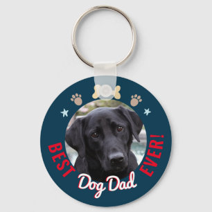 Porte-clés Fête des pères Meilleur Chien Papa Jamais