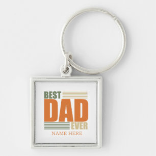 Porte-clés fête des pères meilleur papa idées cadeaux personn