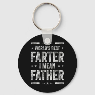 Porte-clés Fête des pères Retro Papa World's Best Farter Je v