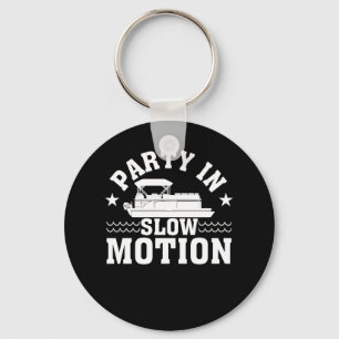 Porte-clés Fête En Mouvement Lent Ponton Bateau Lover