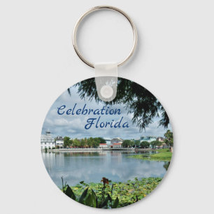 Porte-clés Fête Florida Porte - clé avec ville et lac