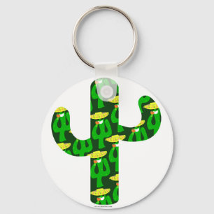 Porte-clés Fête Sur Cactus