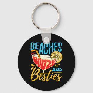 Porte-clés Fête sur l'île Beach Bachelorette - Plages Alcool 
