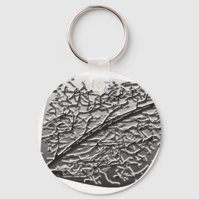 PORTE-CLÉS FEUILLE ASPEN (Recto)