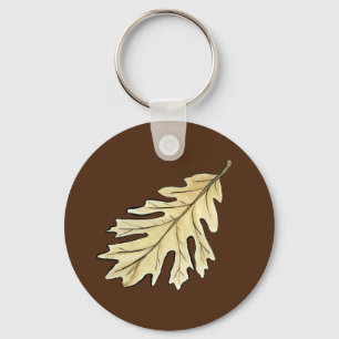 Porte-clés Feuille de chêne