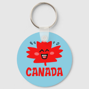 Porte-clés Feuille d'érable du Canada