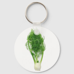 Porte-clés Feuille et ampoule de fenouil