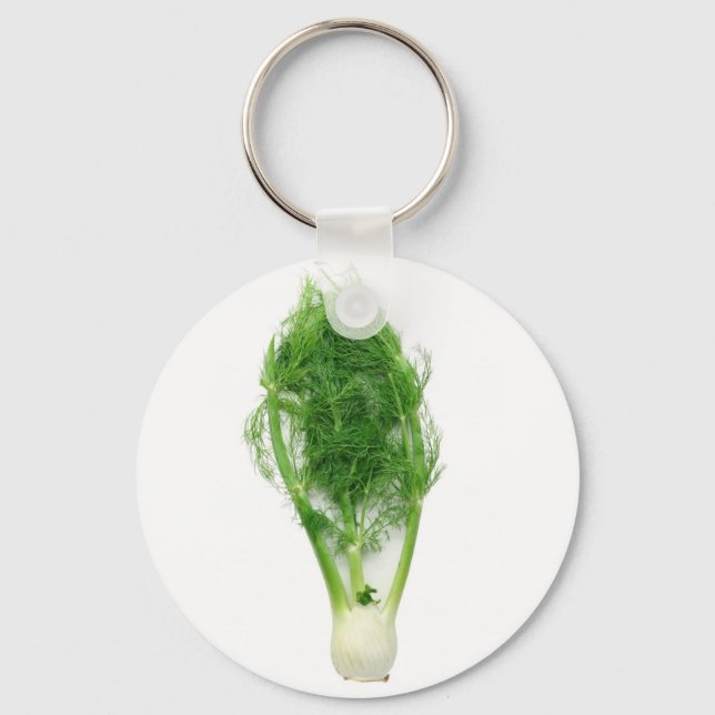 Porte-clés Feuille et ampoule de fenouil (Recto)