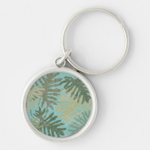 Porte-clés Feuille tropical fané