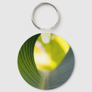Porte-clés Feuille verte
