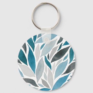 Porte-clés feuilles d'arbre