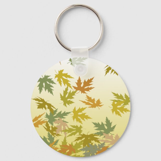 Porte-clés Feuilles d'automne (Recto)