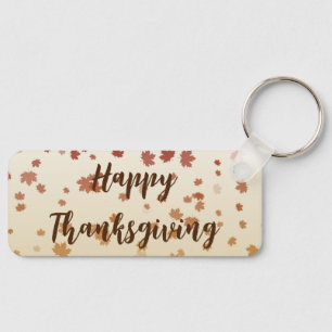 Porte-clés Feuilles de l'érable de Thanksgiving