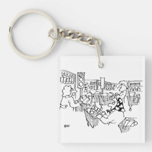 Porte-clés Feux de circulation dans un supermarché