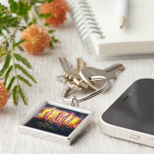 Porte-clés Feux de fourrage