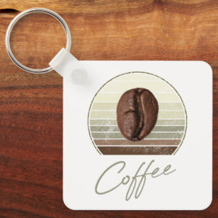 Porte-clés Fèves De Café Pour Espresso Et Retro Barista