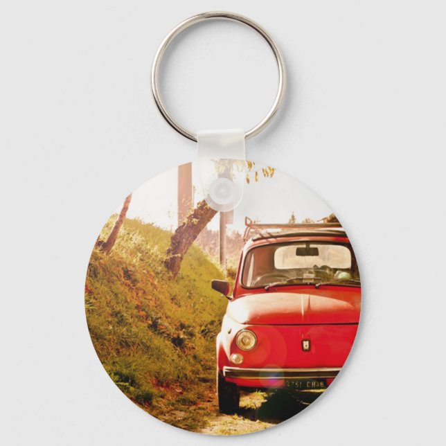 Porte-clés Fiat 500, Cinquecento en Italie (Recto)