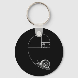 Porte-clés Fibonacci Avec Escargot Mathématiques Mathématique