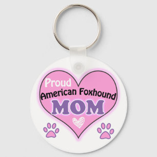Porte-clés Fier Américain Foxhound Maman