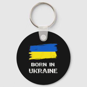 Porte-clés Fier d'être Ukrainien Né en Ukraine 