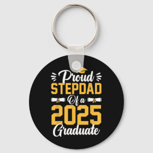 Porte-clés Fier Étape Papa D'Un Cl De 2025 Graduate Senior Gr