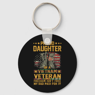 Porte-clés Fier Fille Du Vietnam Vétérinaire Patriotique Vété
