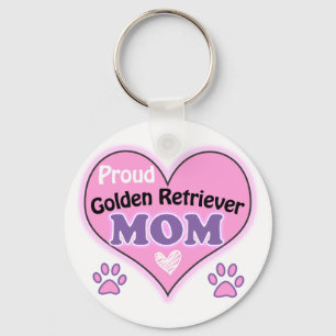 Porte-clés Fier Golden Retriever Maman