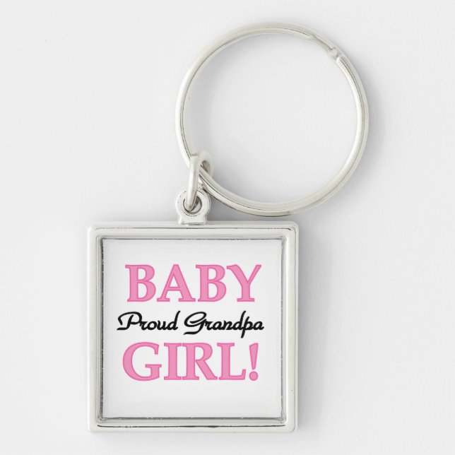 Porte-clés Fier Grand-Père Bébé Cadeaux Fille (Devant)