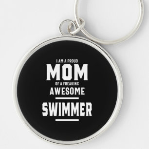 Porte-clés Fier Maman D'Un Joueur De Bain Magnifique