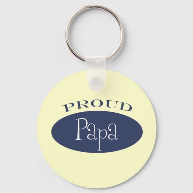 Porte-clés fier papa (Recto)