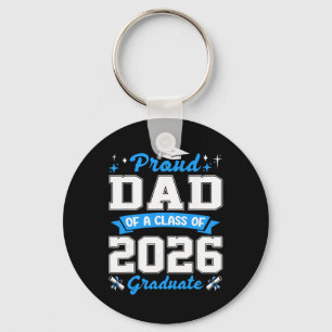 Porte-clés Fier papa d'un diplômé de la promotion 2026 T-shir