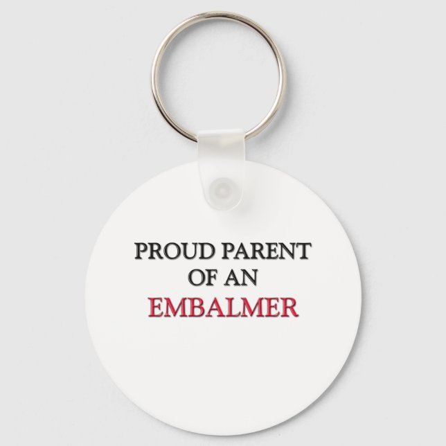 Porte-clés Fier parent d'un EMBALLAGE (Recto)