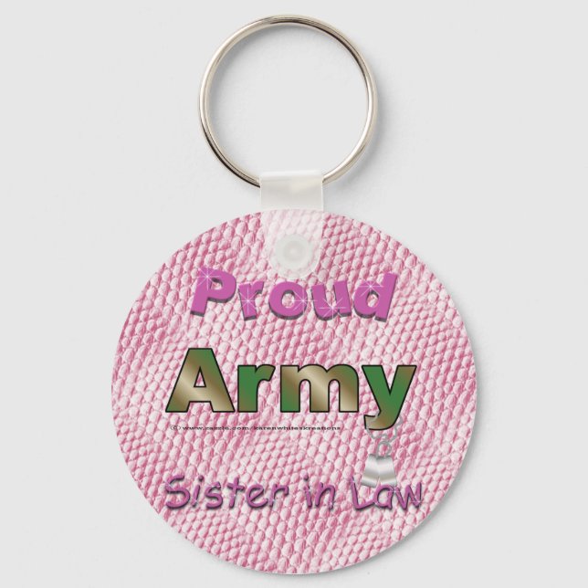 Porte-clés Fier Porte - clé de la Soeur de l'Armée (Recto)