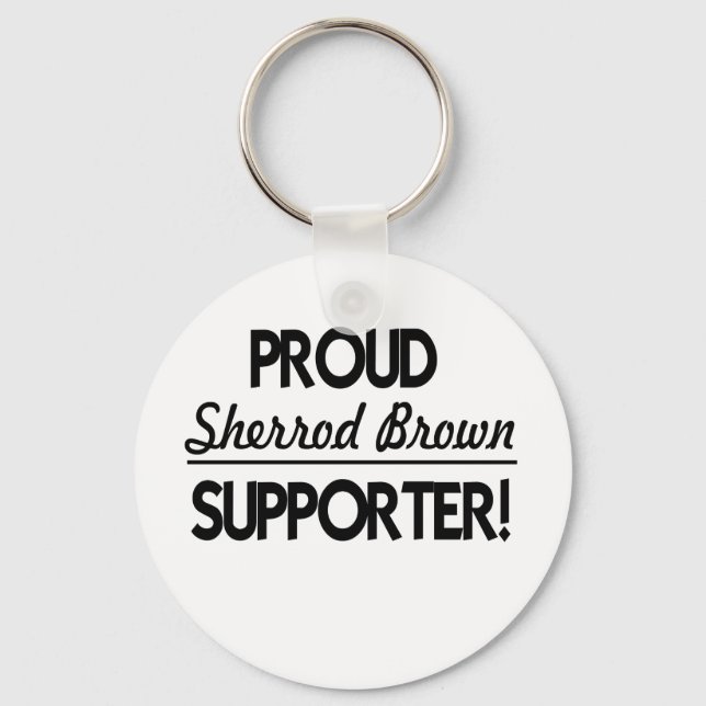 Porte-clés Fier soutien Brown Sherrod ! (Recto)
