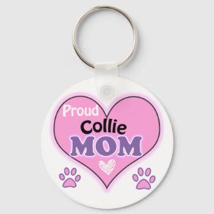 Porte-clés Fière Collie Maman