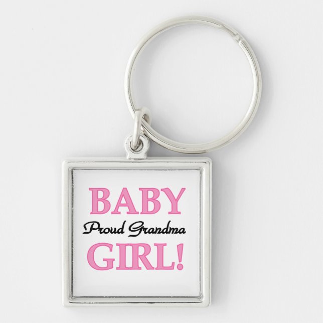 Porte-clés Fière grand-mère Baby Girl Cadfts (Devant)