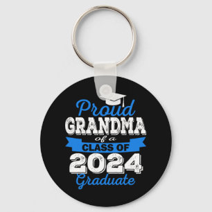 Porte-clés Fière Grand-Mère De 2024 Diplômée Awesome Famille